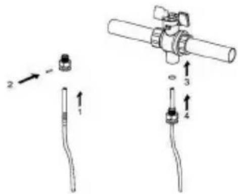 Fantini Cosmi ECC15CA2 - INSTALLATION IN A SOCKET BALL VALVE INSTALLATION - 2
