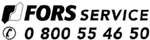 FORS SERVICE © 0 800 55 46 50