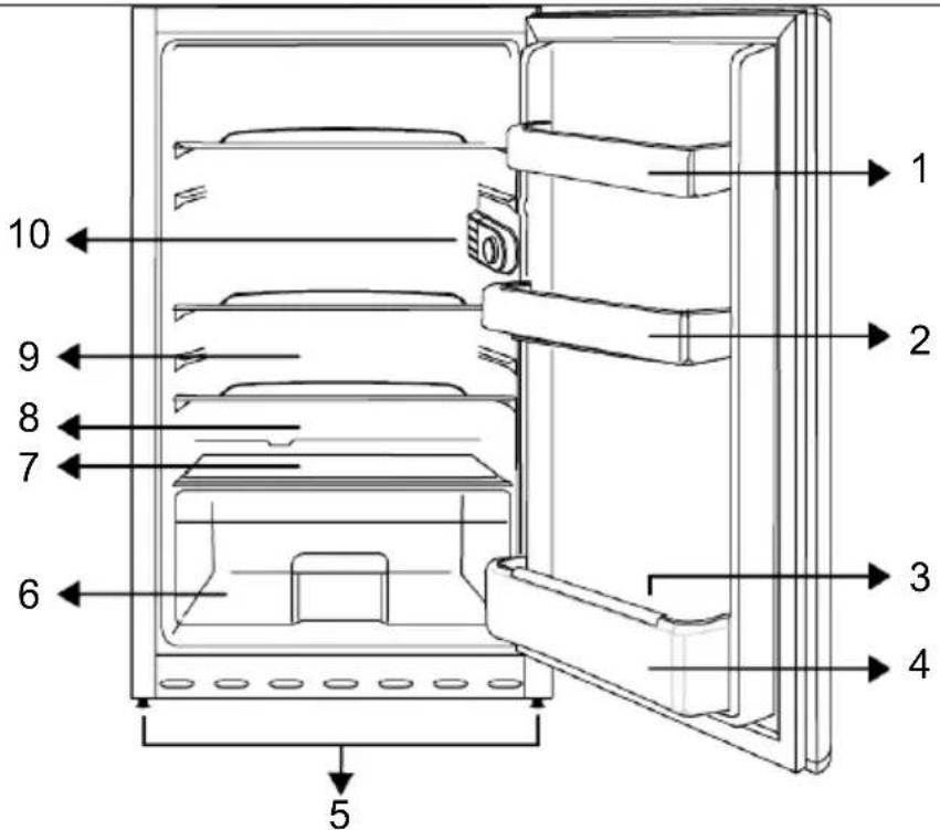 WHIRLPOOL W55R1 112W - Ihr Kühlschrank - 1