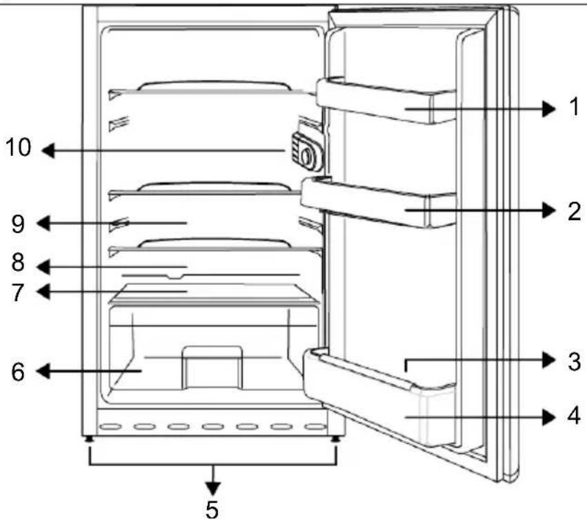 WHIRLPOOL W55R1 112W - Votre réfrigérateur - 1