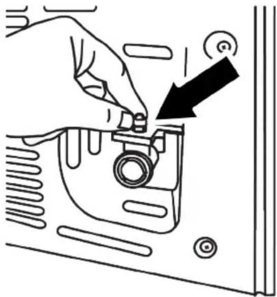 WHIRLPOOL WHG2 6574W X5E - Свързване на маркуча за вода към продукта - 3