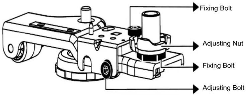 WHIRLPOOL WHG2 6574W XK5E - For adjusting the doors vertically, - 2