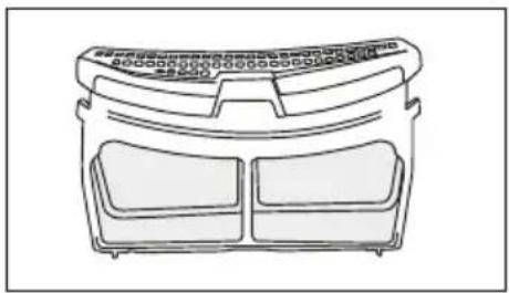 WHIRLPOOL CWD84MWBSBE - Filtres à fibres (filtres internes et externes) / Nettoyage de la surface intérieure de la porte de chargement - 4