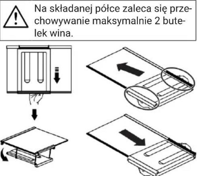 WHIRLPOOL WHK 26363 XBR5E - Składana półka na wino - 1
