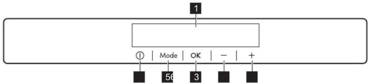 AEG TSF5012WDF - BEDIENFELD - 1