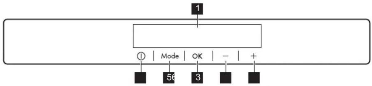 AEG TSF5012WDF - BEDIENINGSPANEEEL - 1
