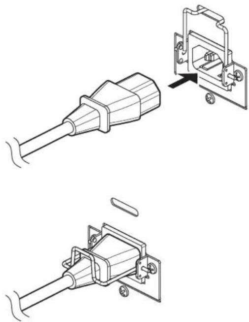 ROLAND M-5000C - Using the Power-cord Clamp - 1