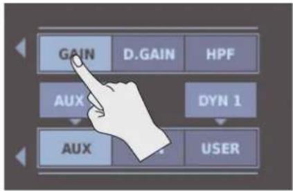 ROLAND M-5000C - Adjusting the Preamp Gain - 2