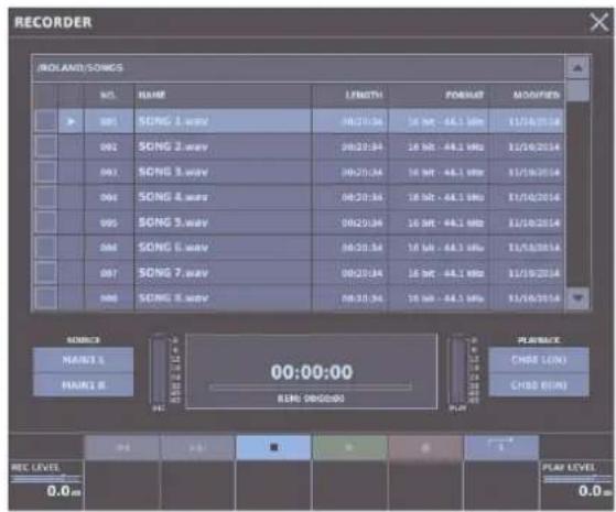 ROLAND M-5000C - Recording to a USB Flash Drive - 1