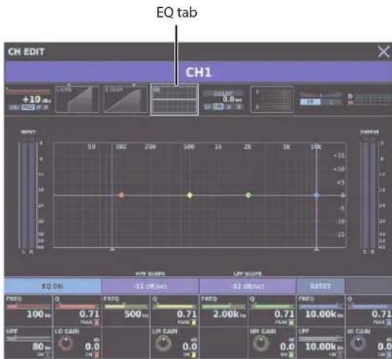 ROLAND M-5000C - Applying EQ - 1