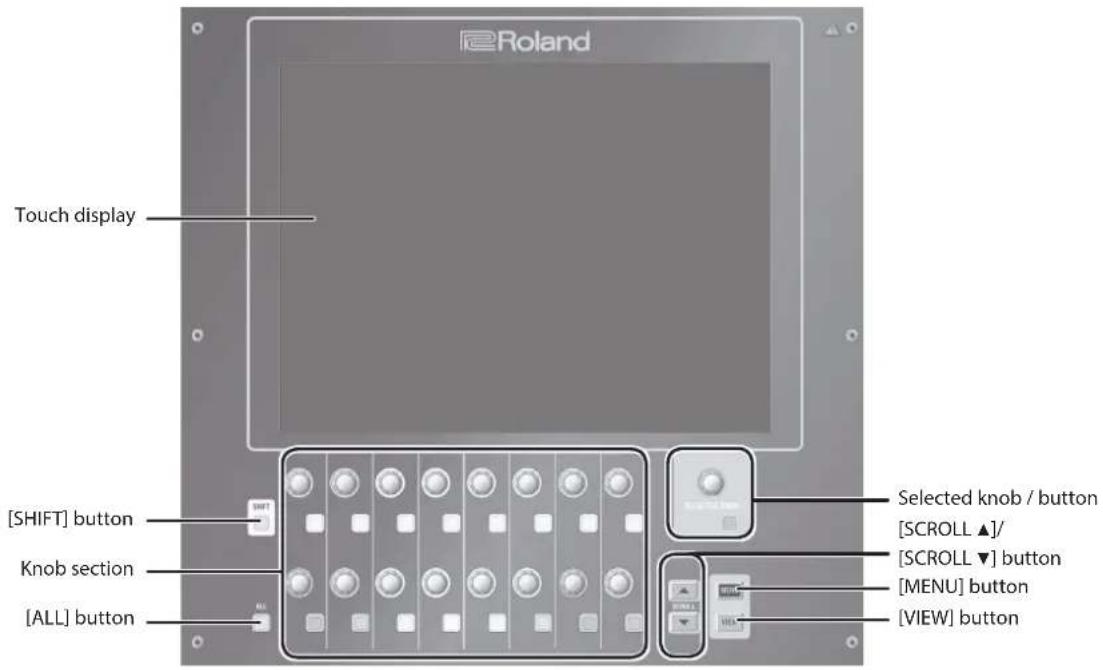 ROLAND M-5000C - Display Section - 1