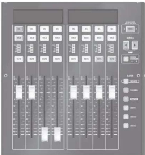 ROLAND M-5000C - Fader Bank Section - 1