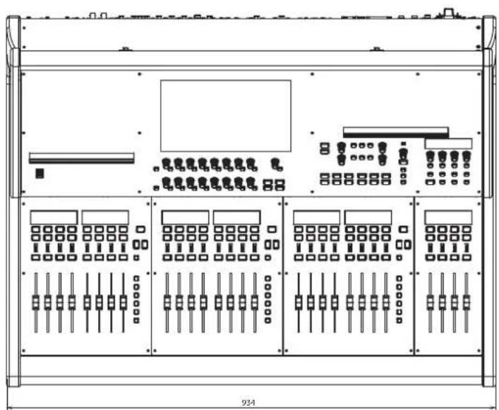 ROLAND M-5000C - Dimensions - 2