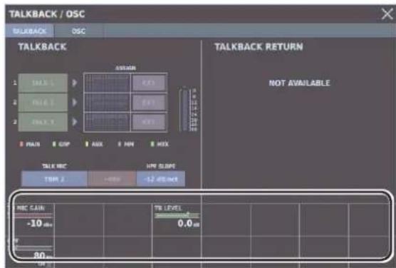ROLAND M-5000C - Using Talkback - 3