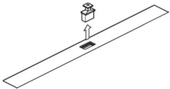 ROLAND M-5000C - Detaching the USB cover (M-5000C only) - 1