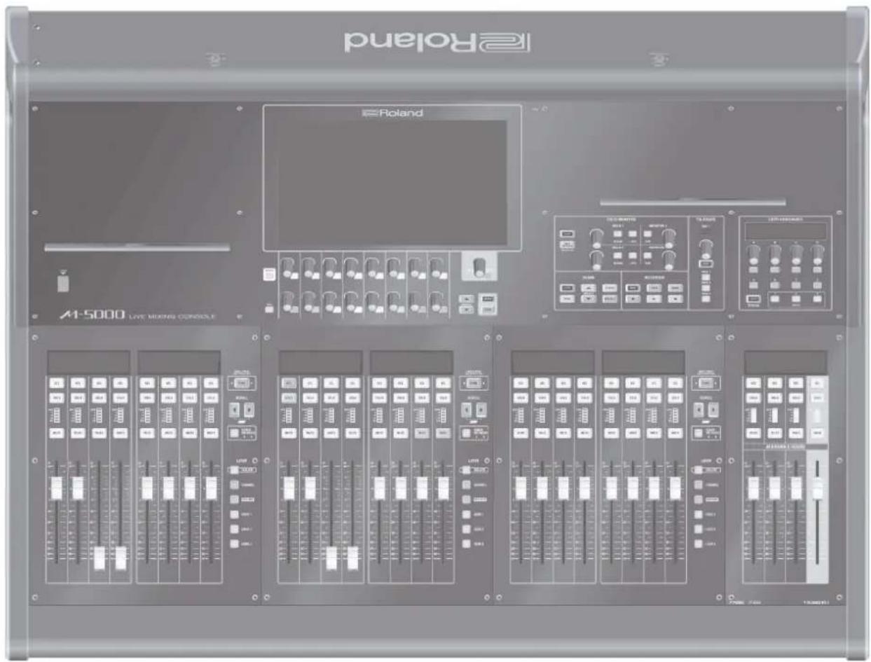ROLAND M-5000C - Quick Start - 1