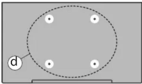 PANASONIC TX-50HX585E - When using the wall-hanging bracket - 3
