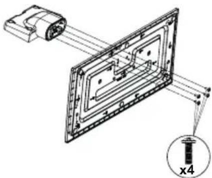 PANASONIC TX-50HX585E - Montaje del pedestal - 1
