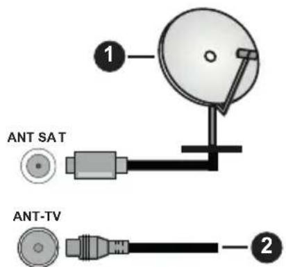 PANASONIC TX-50HX585E - Parte trasera del televisor - 1