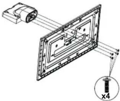 PANASONIC TX-50HX585E - Assembling the pedestal - 1