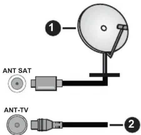 PANASONIC TX-50HX585E - Rear side of the TV - 1