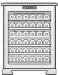 FRANKE FMA 36 WCR - Rangement standard de 36 bouteilles - 1