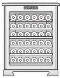 FRANKE FMA 36 WCR - Suport standard pentru 36 de sticle - 1