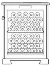 FRANKE FMA 36 WCR - Algumas configurações de armazenamento - 1