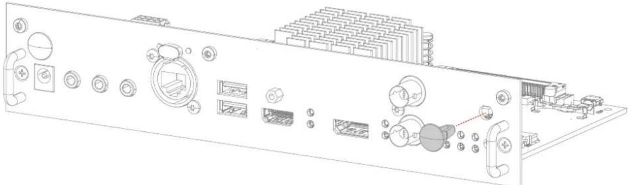 Barco QDX-W35 - 設置方法 - 1