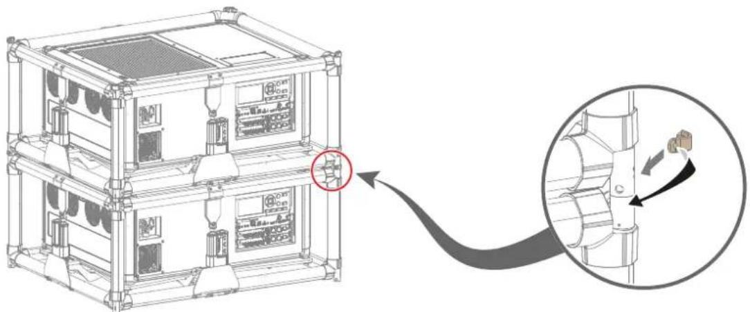 Barco QDX-W35 - 積み重ねの方法 - 4