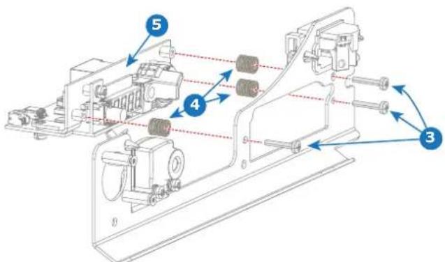 Barco QDX-W35 - カメラと距離計の設置方法 - 3
