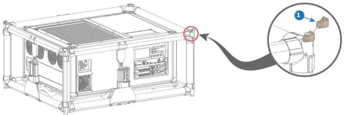 Barco QDX-W35 - 積み重ねの方法 - 1