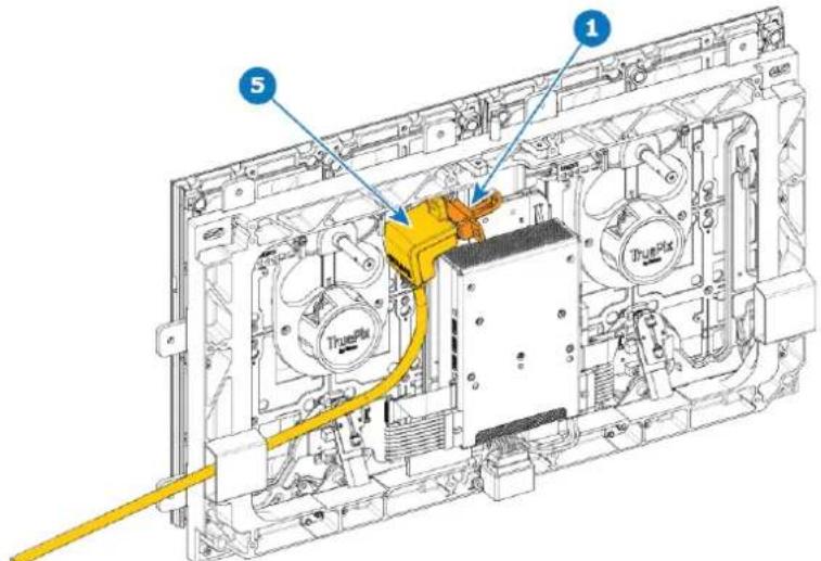 Barco TruePix TP0.9 - Comment interrompre le chemin d'alimentation depuis l'arrière de la grille - 4