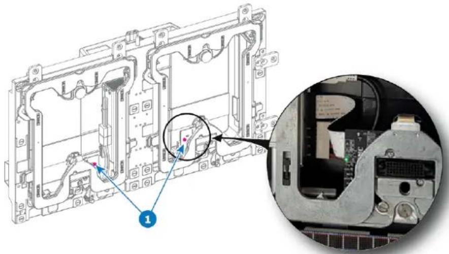 Barco TruePix TP0.9 - Indicateurs LED de diagnostic et bouton de test - 2
