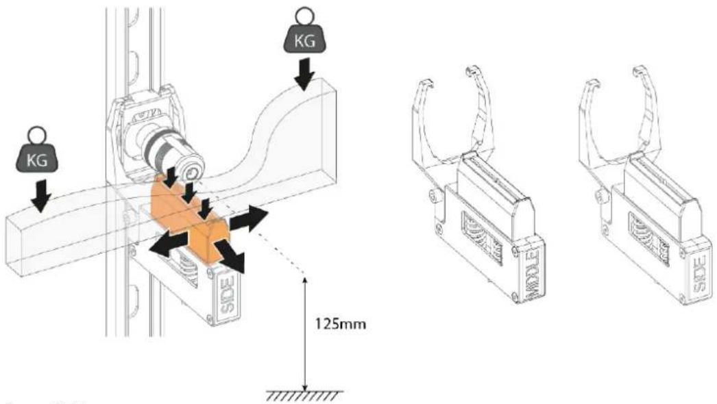 Barco TruePix TP0.9 - À propos de la suspension à ressort - 2