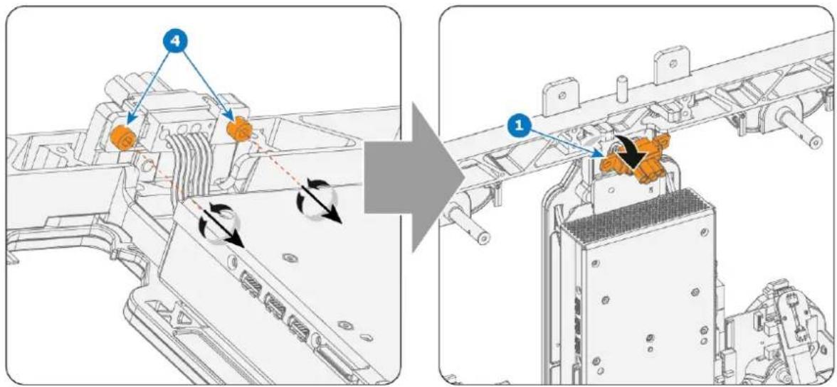 Barco TruePix TP0.9 - Comment interrompre le chemin d'alimentation depuis l'arrière de la grille - 3