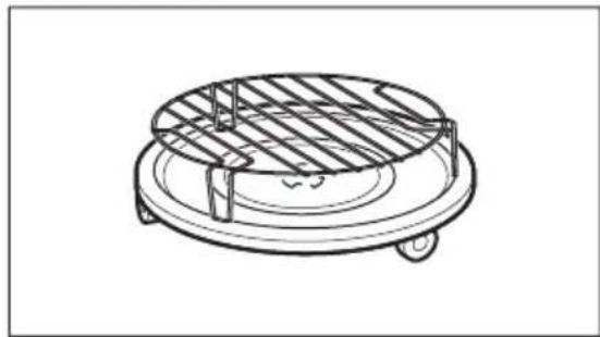 AEG MBK2051-M - Einsetzen des Grillrostes - 1