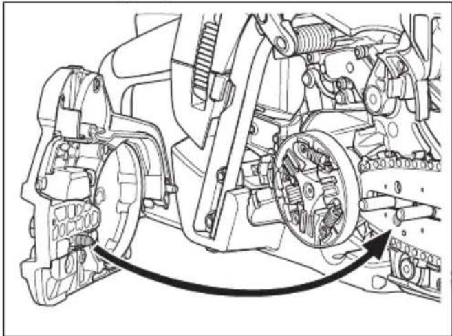 HUSQVARNA 560 XP G Mark II - So montieren Sie Führungsschiene und Kette - 3