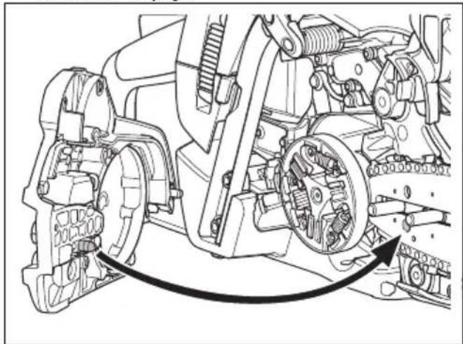 HUSQVARNA 562 XP G Mark II - Montage du guide-chaîne et de la chaîne - 3