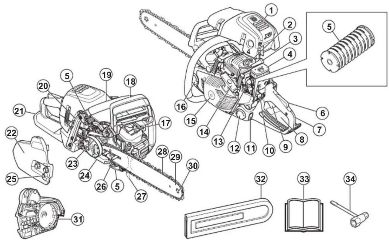 HUSQVARNA 562 XP G Mark II - Aperçu du produit - 1