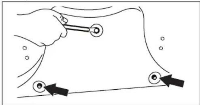 HUSQVARNA R 214T AWD - Pour retirer et fixer le bouchon BioClip sur le carter de coupe Combi 103 - 1
