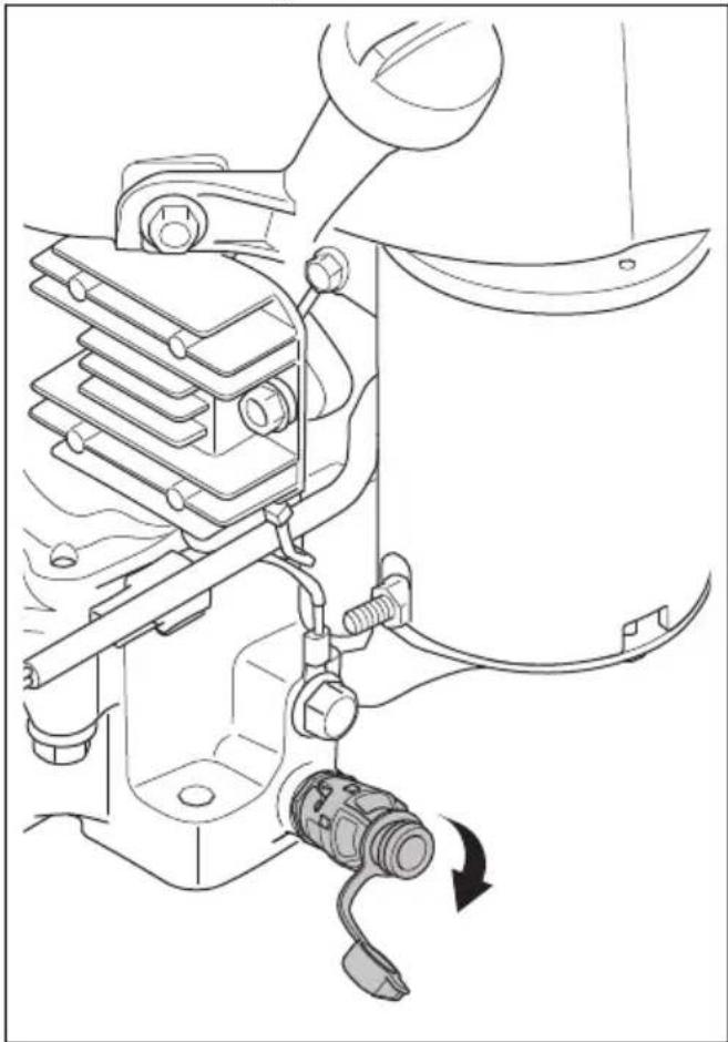 HUSQVARNA R 214T AWD - Pour remplacer l'huile moteur et le filtre à huile - 3