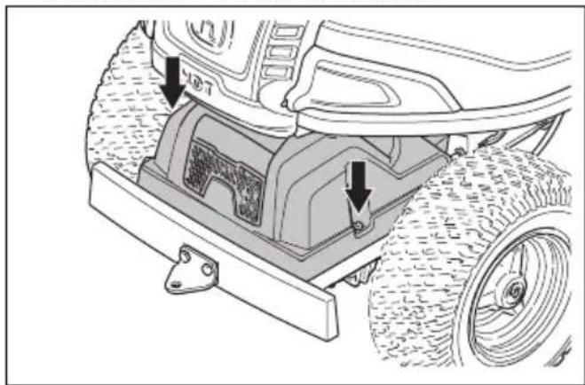HUSQVARNA R 214T AWD - So prüfen Sie den Hydraulikölstand - 1