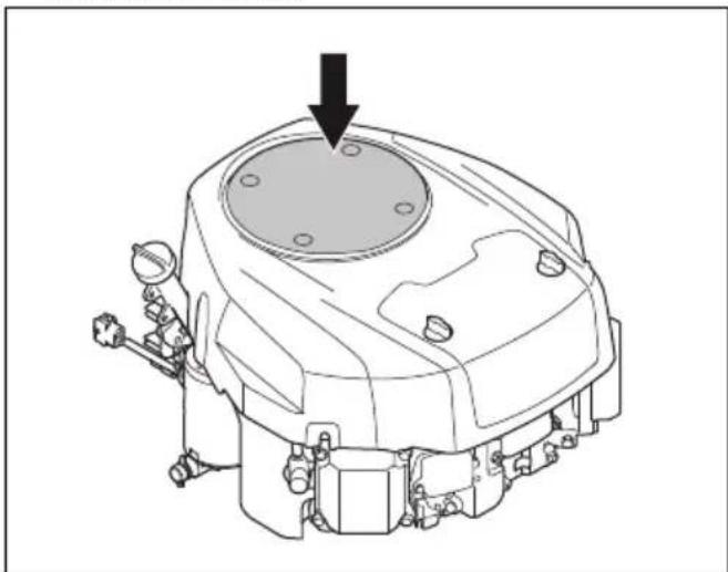 HUSQVARNA R 214T AWD - Koelluchtinlaat van motor reinigen - 3