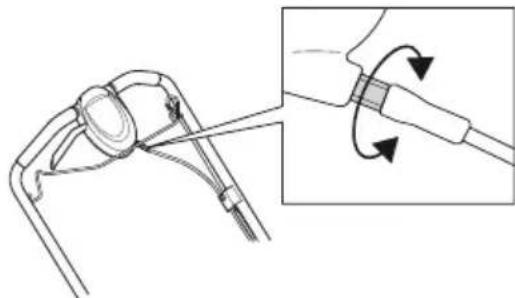 HUSQVARNA LC 351V - Adjusting the clutch wire - 1