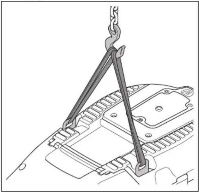 HUSQVARNA DE 110iH - To lift the product - 5