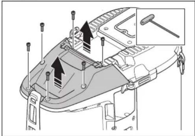 HUSQVARNA DE 110iH - To replace the HEPA filter - 7