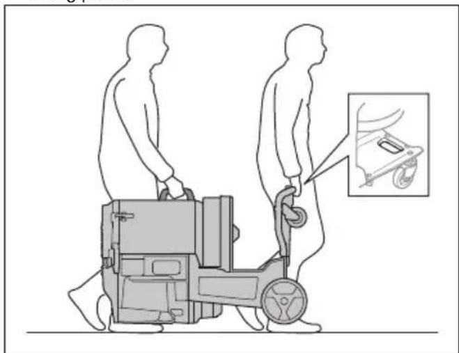 HUSQVARNA DE 110iH - To move the product short distances - 3