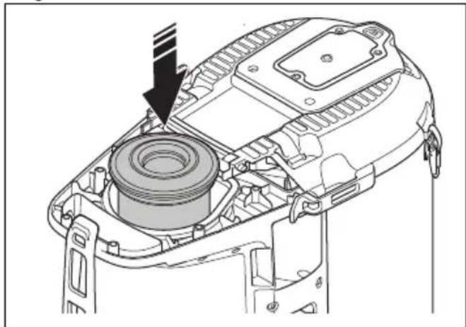 HUSQVARNA DE 110iH - Austausch des HEPA-Filters - 9