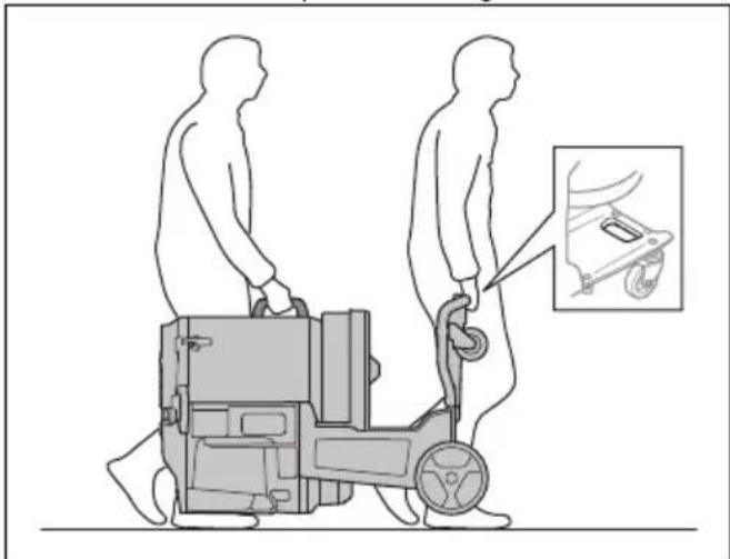 HUSQVARNA DE 110iH - Pour déplacer le produit sur de courtes distances - 3